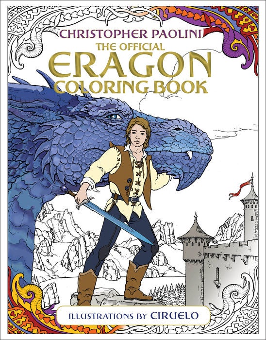 Cover of The Official Eragon Coloring Book