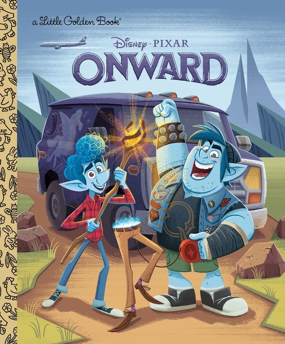 Cover of Onward Little Golden Book (Disney/Pixar Onward)
